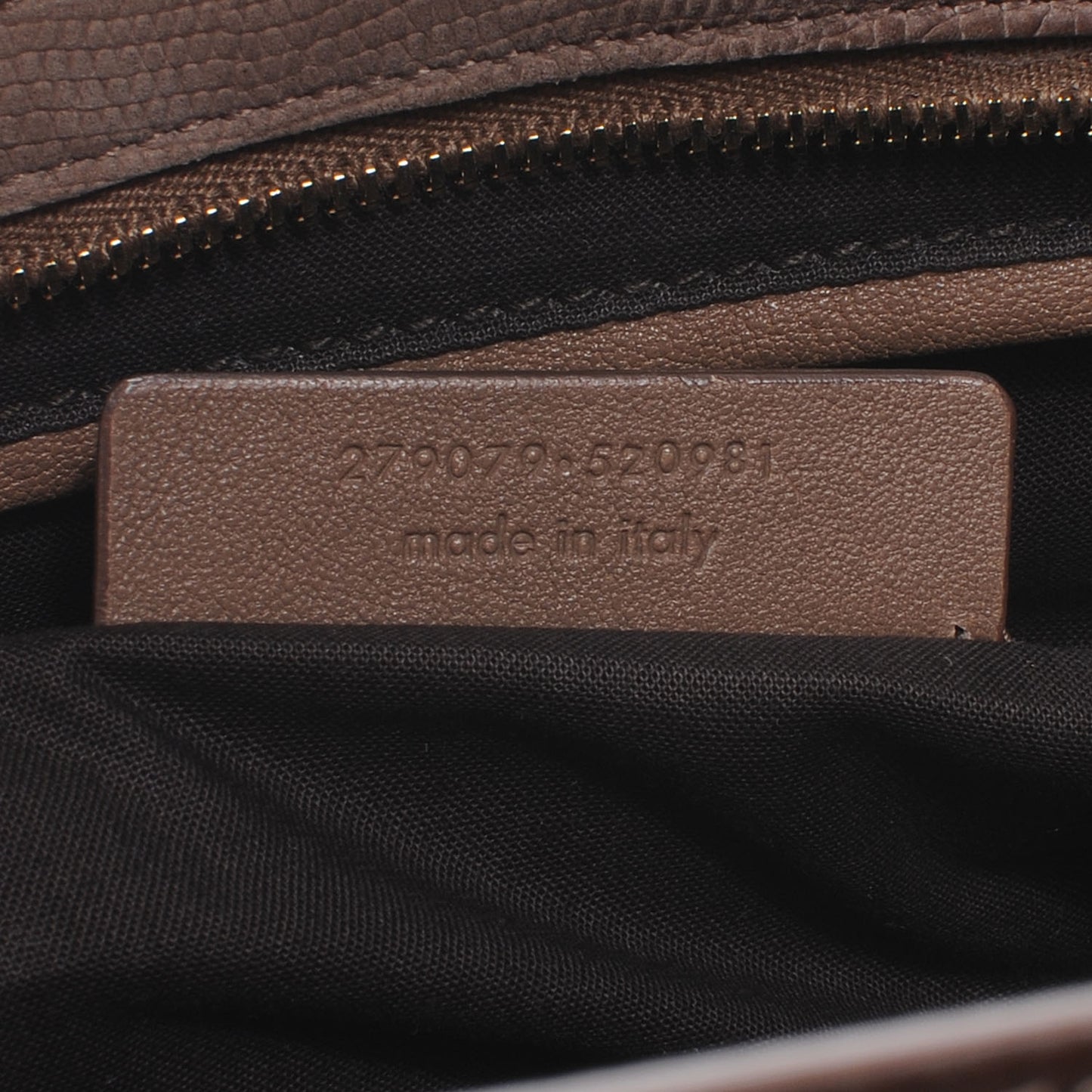 Leather Lizard Effect Cabas ChYc Medium Brown