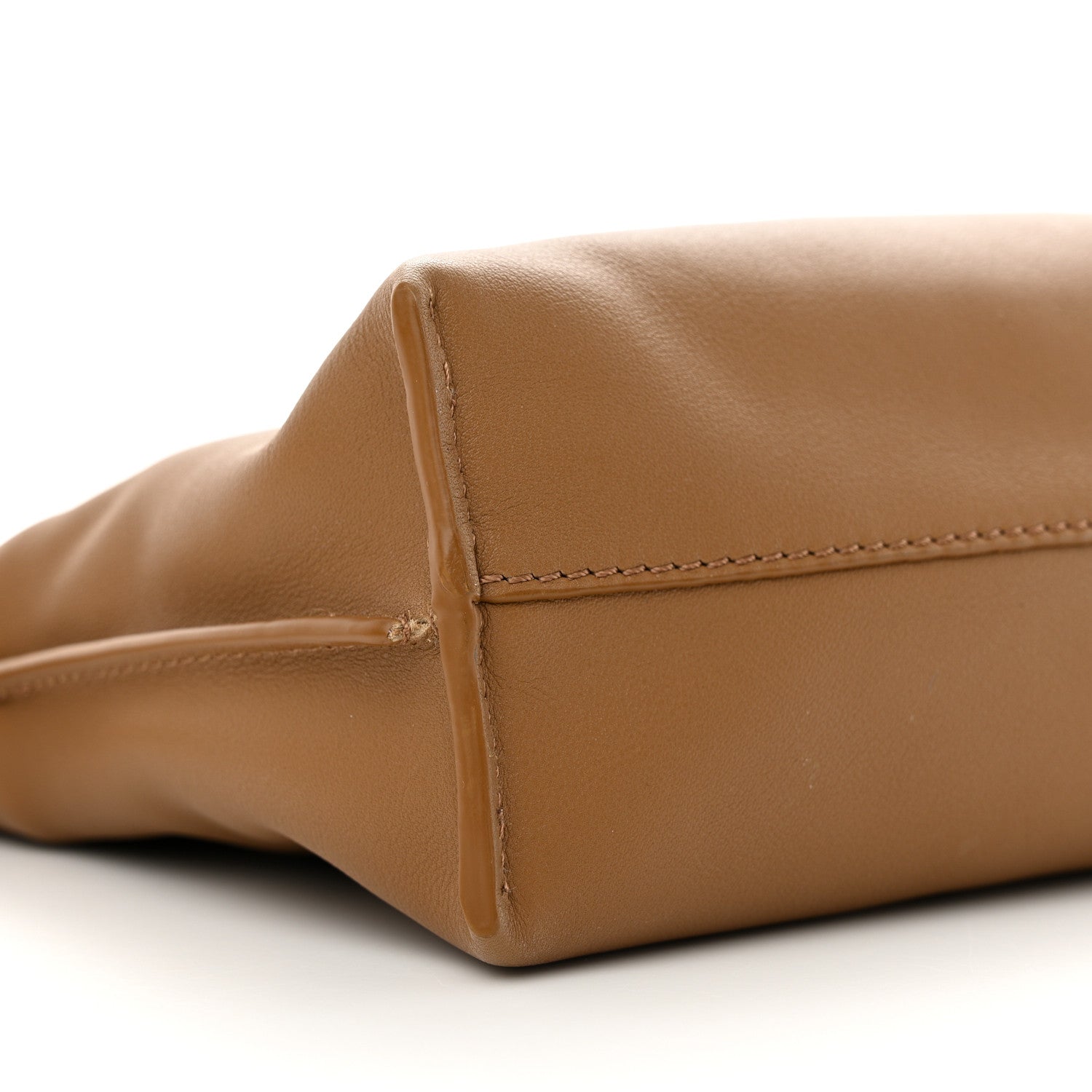 Loewe Calfskin Mini Flamenco Knot Clutch Oak 8 of 9