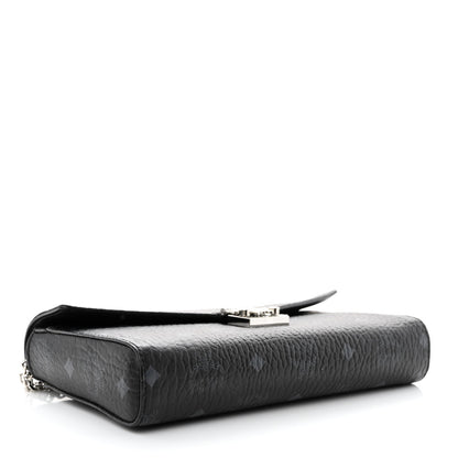 MCM Visetos Medium Tracy Crossbody Bag Black 4 of 10