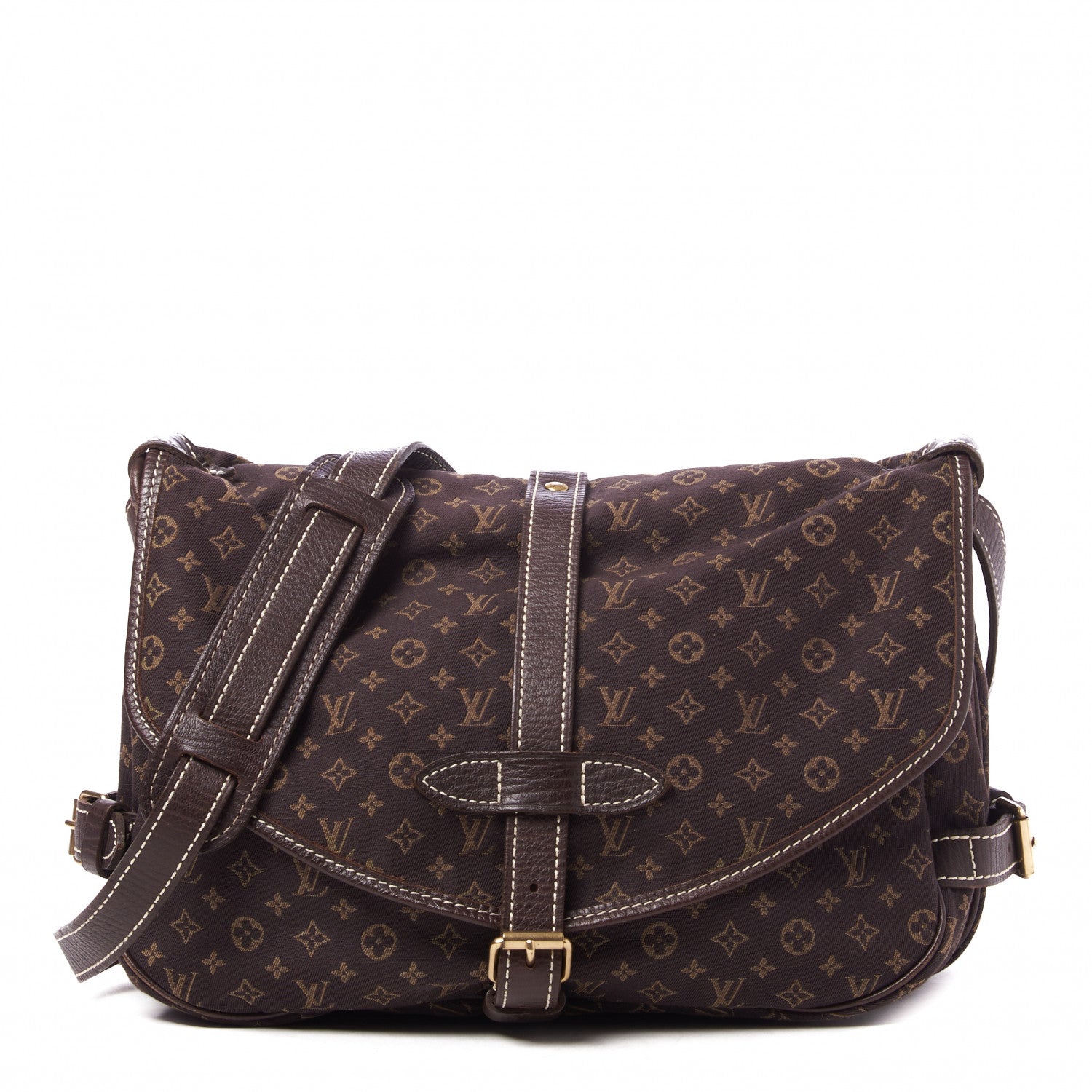 Louis Vuitton Monogram Mini Lin Saumur Ebene 1 of 8