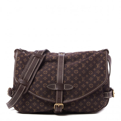 Louis Vuitton Monogram Mini Lin Saumur Ebene 1 of 8
