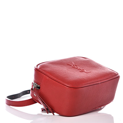 Saint Laurent Lambskin Monogram Lou Belt Bag Red 3 of 9