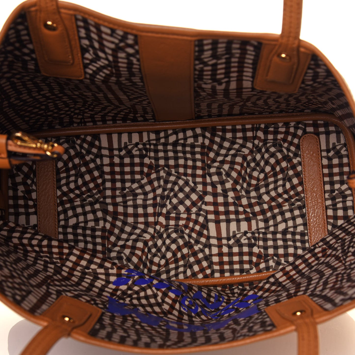 Visetos Medium Liz Reversible Shopper Tote Cognac