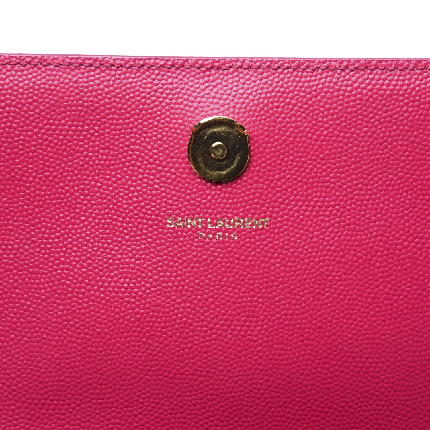 Saint Laurent Grain De Poudre Medium Monogram Kate Satchel Lipstick Fuchsia 8 of 9