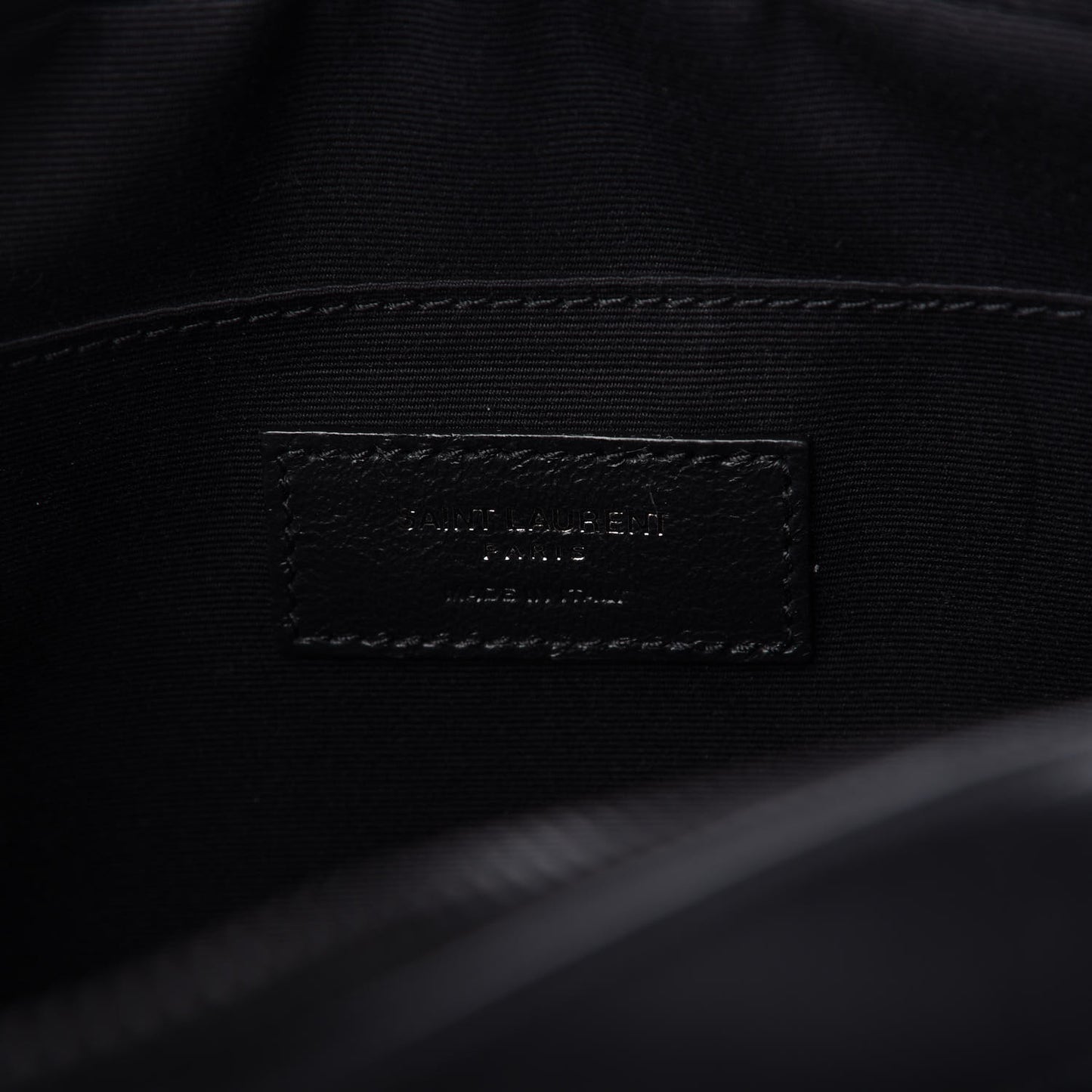 Calfskin Matelasse Monogram Lou Camera Bag Black