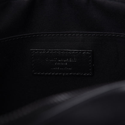 Saint Laurent Calfskin Matelasse Monogram Lou Camera Bag Black 8 of 11
