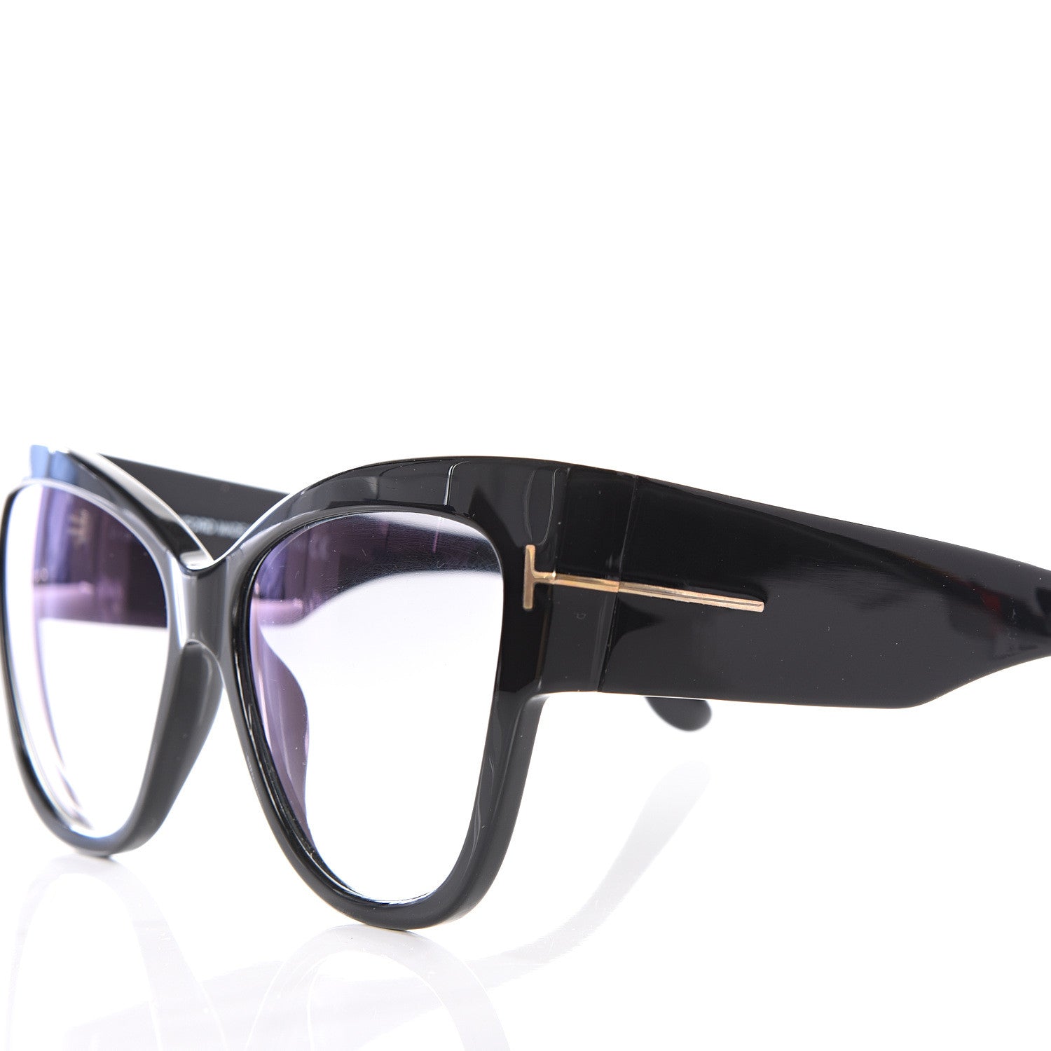 Tom Ford Acetate Anoushka Cat Eye Sunglasses TF371 Black 7 of 8