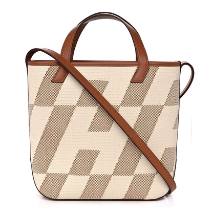 Hermes Swift Toile H Cabas H En Biais 27 Ecru Naturel Gold 1 of 11