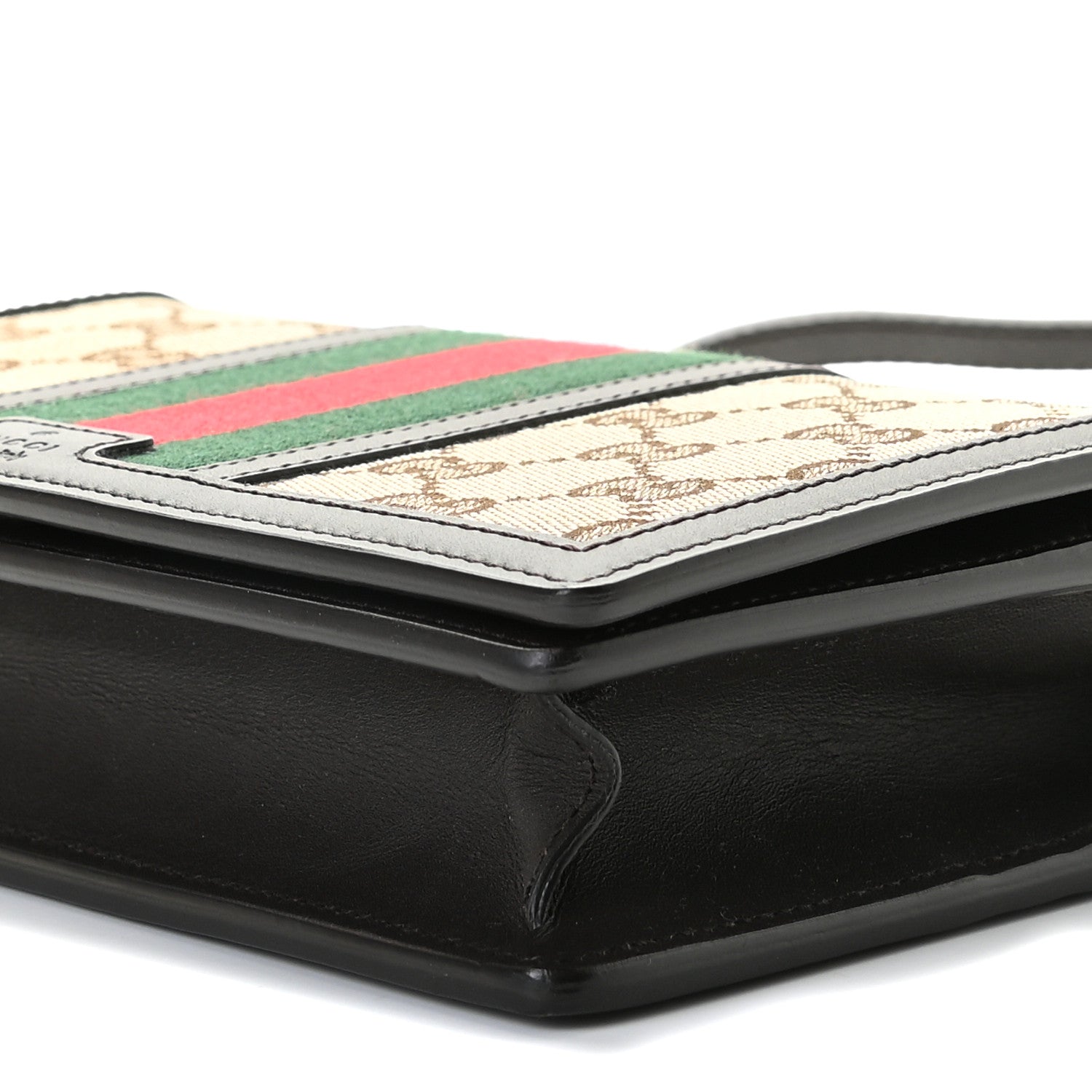 Gucci Monogram Web Strap Wallet Dark Brown 9 of 9
