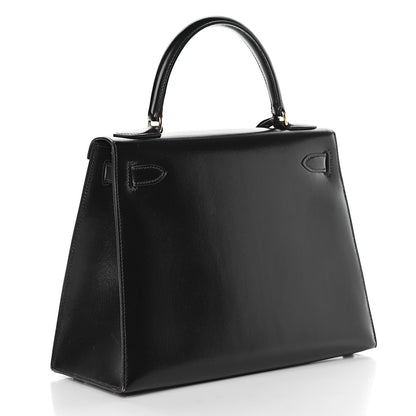 Hermes Box Kelly Sellier 28 Black 3 of 44