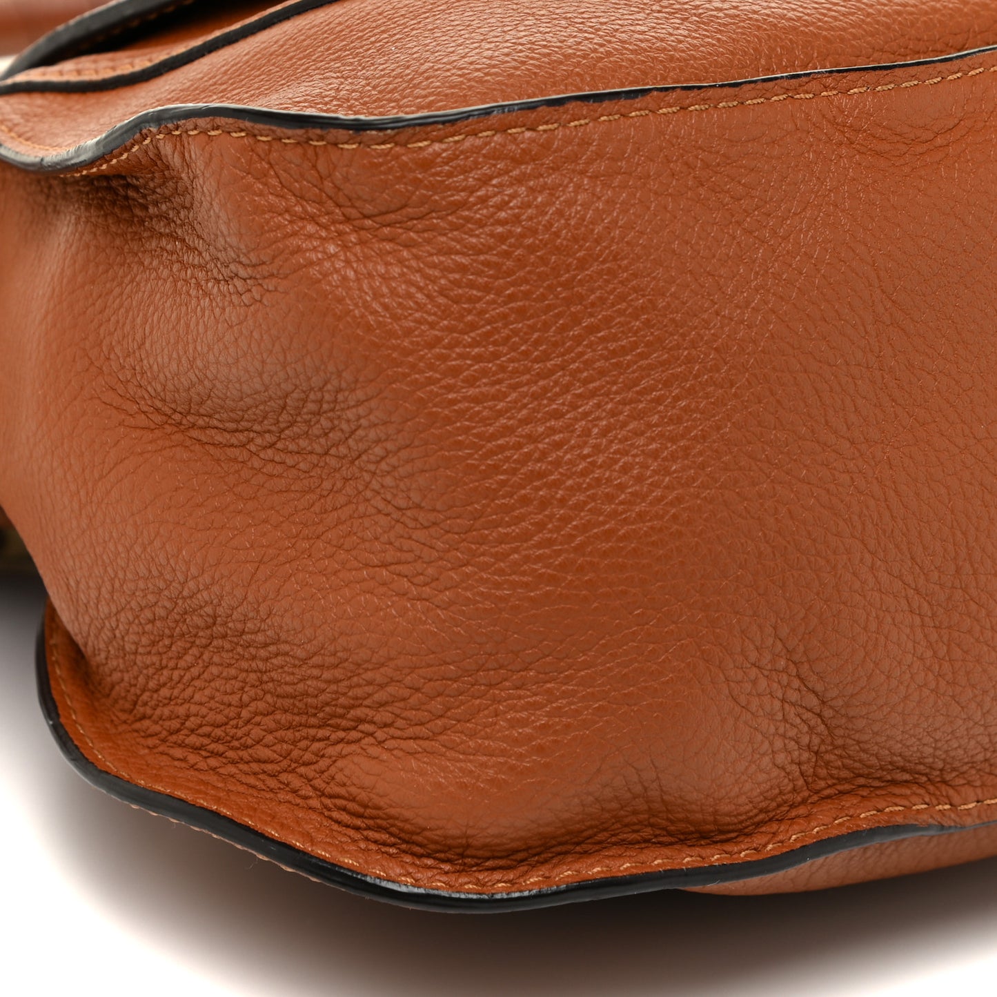 Calfskin Medium Marcie Satchel Tan