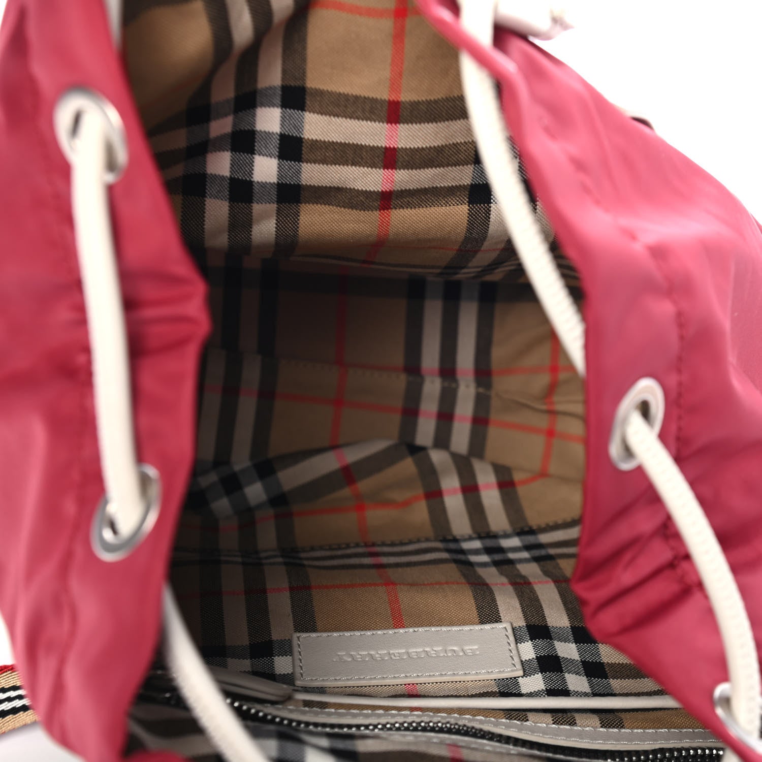 Burberry Nylon Medium Rucksack Backpack Red Parade 4 of 4