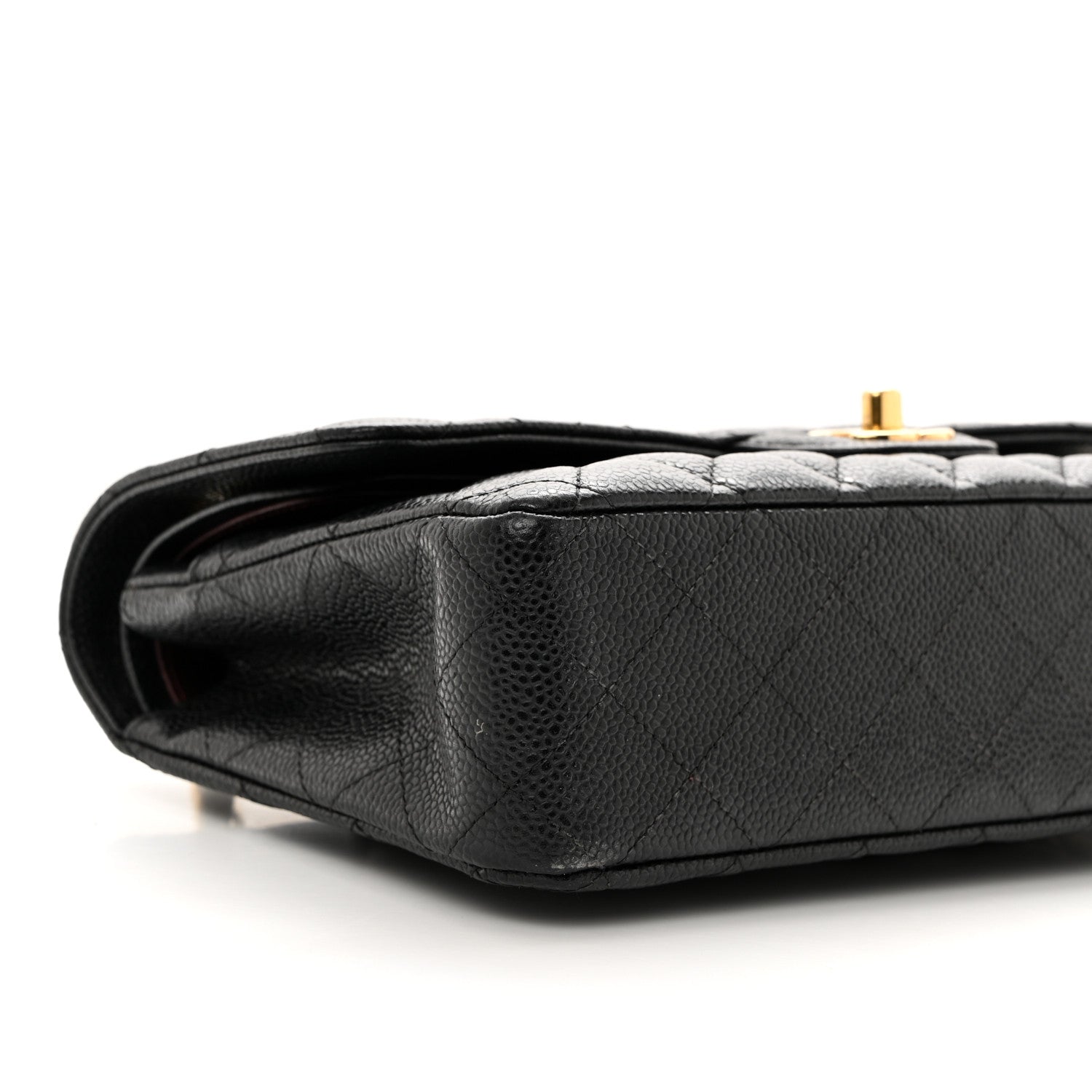 Chanel Caviar Quilted Medium Double Flap Black 10 of 11