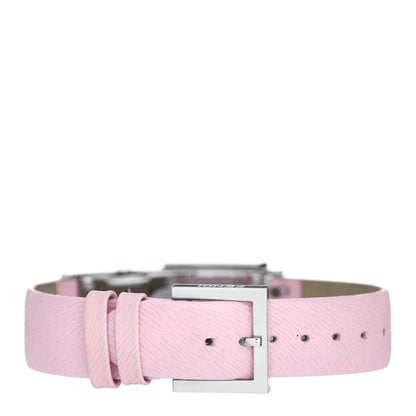 Fendi Stainless Steel Calfskin Diamond Pave 18mm Quartz Watch 3 of 5