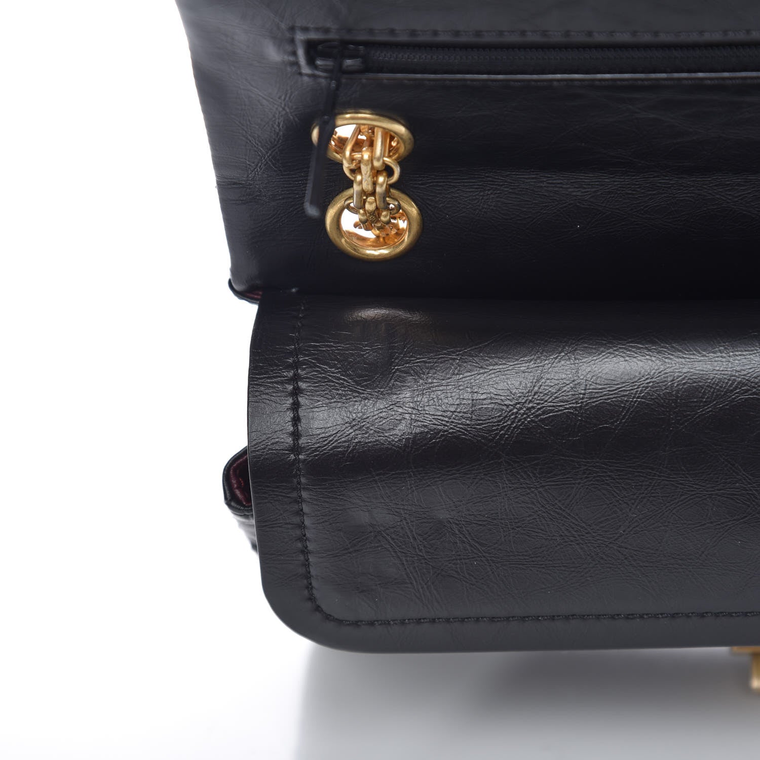 Chanel Aged Calfskin Quilted 2.55 Reissue 225 Flap Black 11 of 13