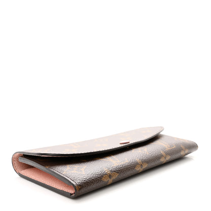 Louis Vuitton Monogram Emilie Wallet Rose Ballerine 4 of 7