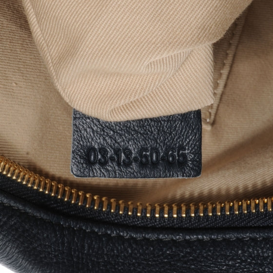 Leather Medium Military Paraty Navy
