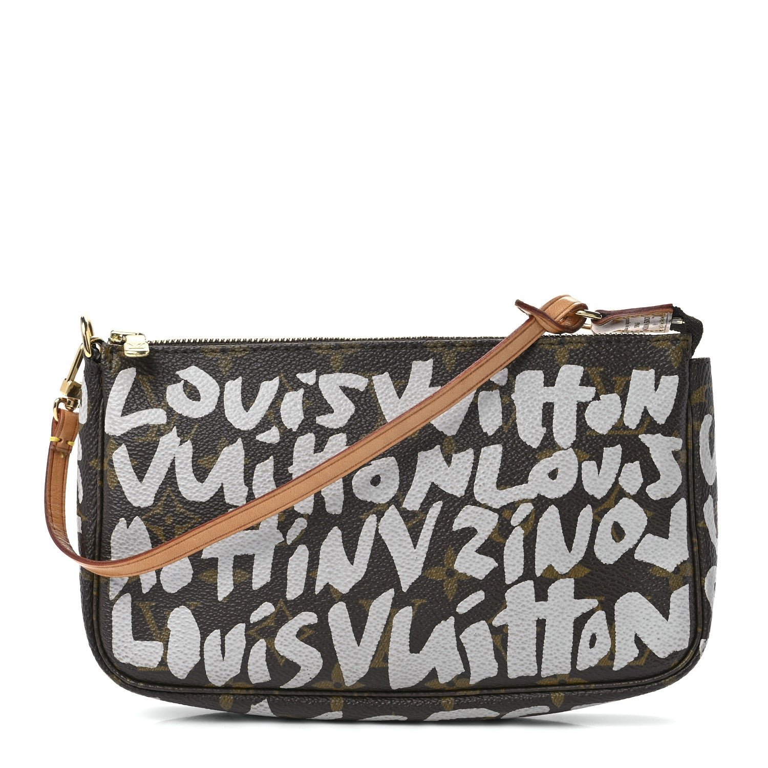 Louis Vuitton Monogram Graffiti Pochette Accessories Silver 1 of 11