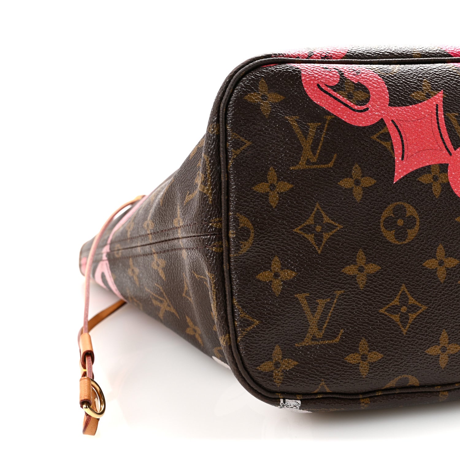 Louis Vuitton Monogram Bay Neverfull MM Rose Ballerine Poppy 8 of 11