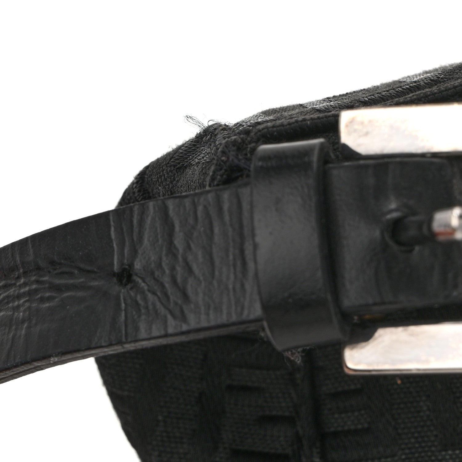Fendi Zucchino Baguette Black 15 of 17