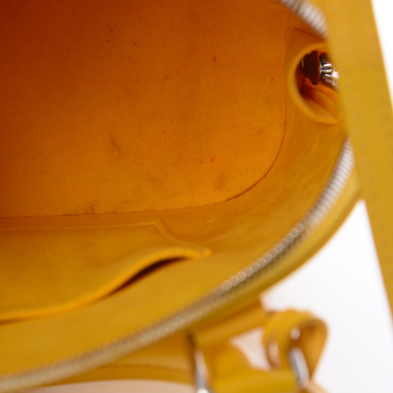 Louis Vuitton Epi Alma BB Citron 9 of 13