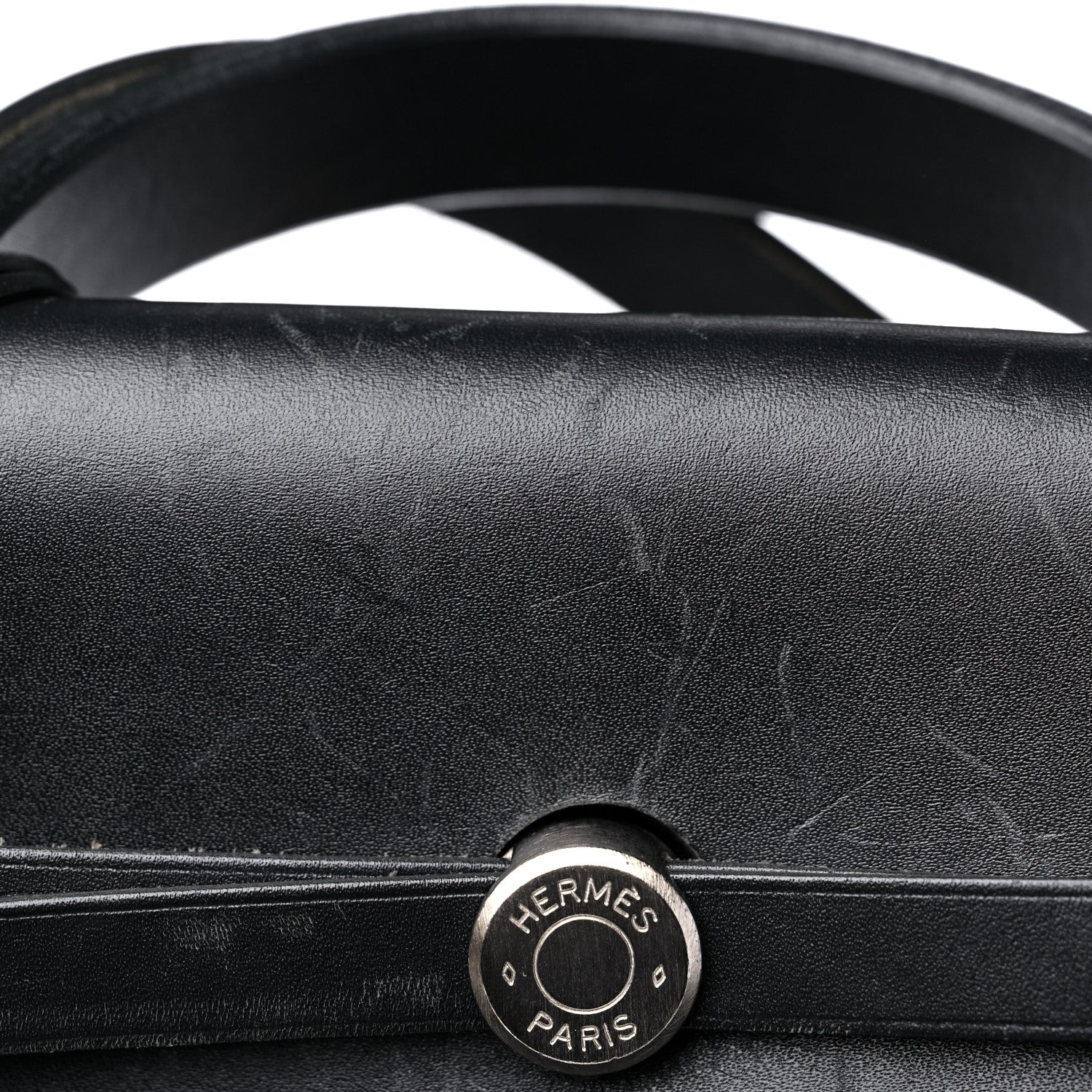 Hermes Toile Vache Hunter Herbag 50 Black 18 of 19