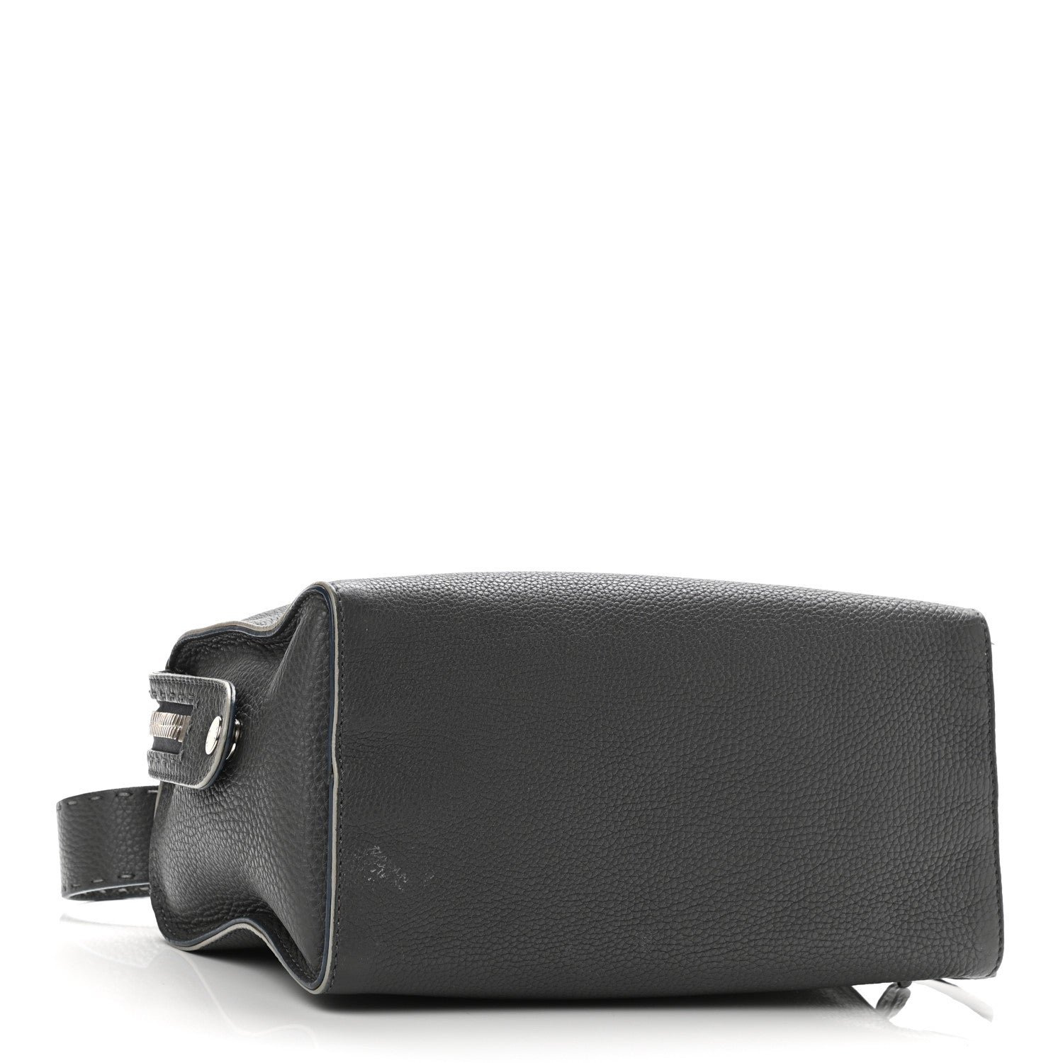 Fendi Cuoio Romano Selleria Lei Boston Tote Asfalto 3 of 11