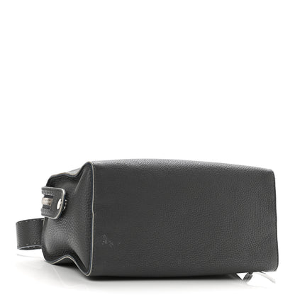Fendi Cuoio Romano Selleria Lei Boston Tote Asfalto 3 of 11