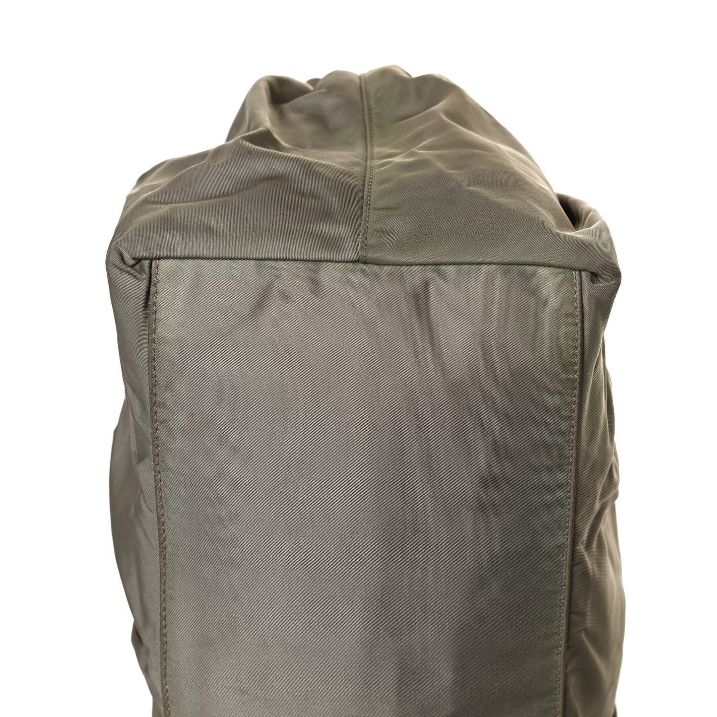 Tessuto Nylon Nappa Braided Top Handle Tote Grey