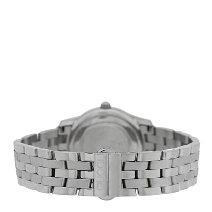 Gucci Stainless Steel Diamond Bezel Mother of Pearl 27mm 5500L Quartz Watch 3 of 4