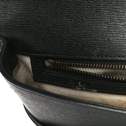 Gucci Calfskin Large Bright Bit Clutch Black 12 of 20