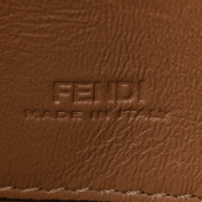 Fendi Canvas Vitello King FF Multicolor Embroidered Nano Baguette Charm Multicolor Cuoio 5 of 8
