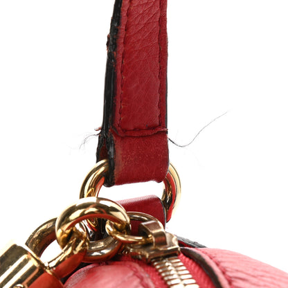 Gucci Pebbled Calfskin Small Soho Disco Bag Tabasco Red 13 of 15