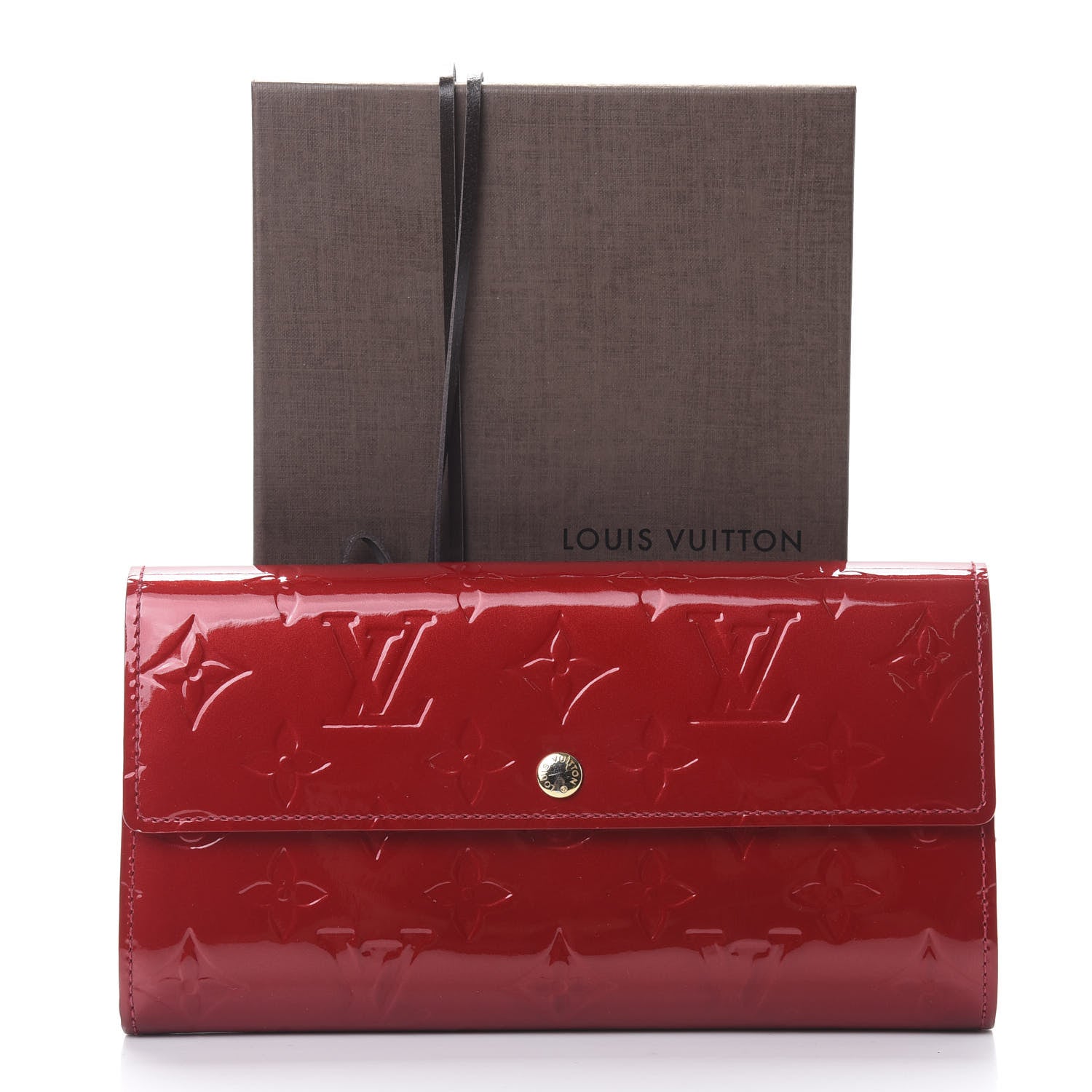 Louis Vuitton Vernis Sarah Wallet Pomme D'Amour 11 of 11
