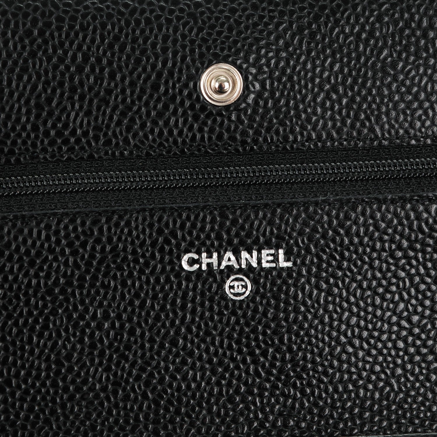 Chanel Caviar Quilted Wallet On Chain WOC Black 6 of 8