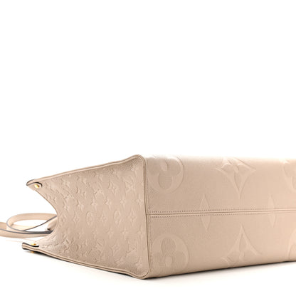 Louis Vuitton Empreinte Monogram Giant Onthego MM Tourterelle 8 of 9