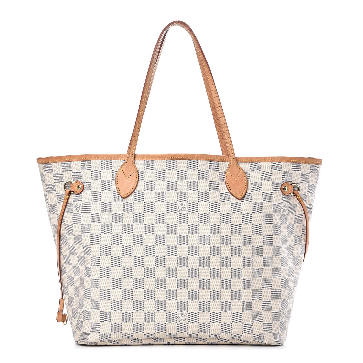 Damier Azur Neo Neverfull MM Rose Ballerine