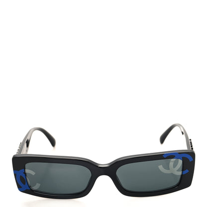 Chanel Acetate CC Sunglasses 71473A Black 2 of 8