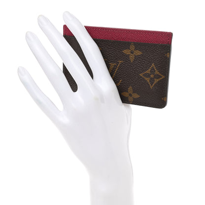 Louis Vuitton Monogram Card Holder Fuchsia 2 of 7
