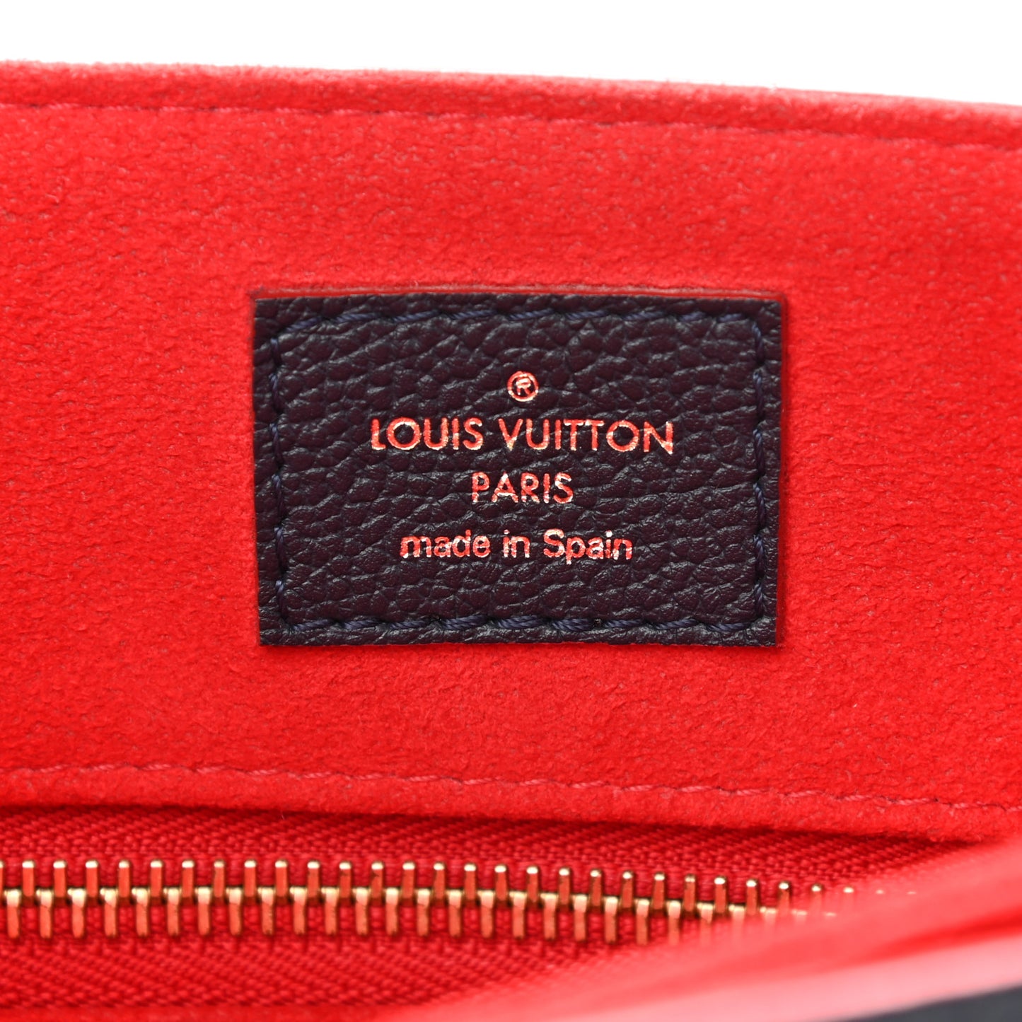 Empreinte Georges MM Marine Rouge