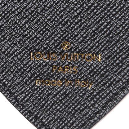 Louis Vuitton Calfskin World Tour Bag Charm Key Holder Black 3 of 5