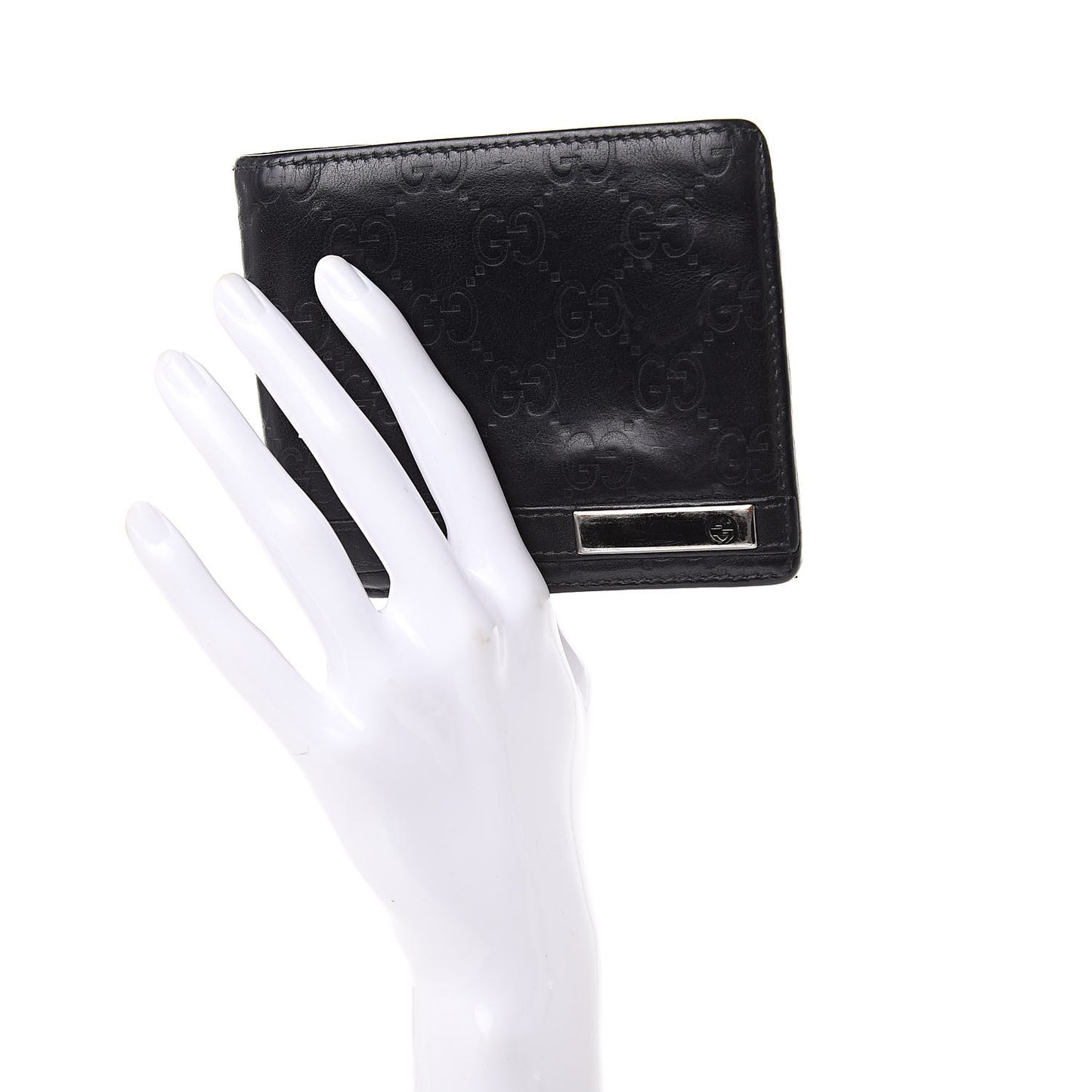 Guccissima Signature Bi-Fold Wallet Black