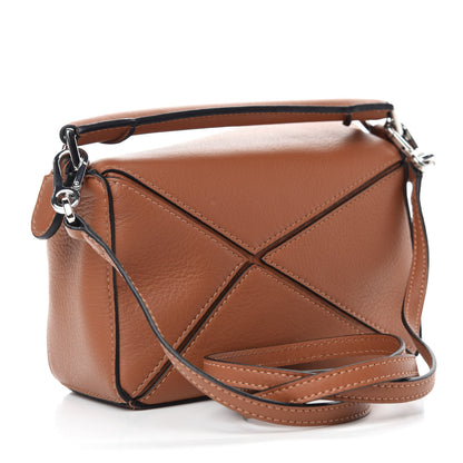 Loewe Calfskin Mini Puzzle Bag Tan 3 of 10