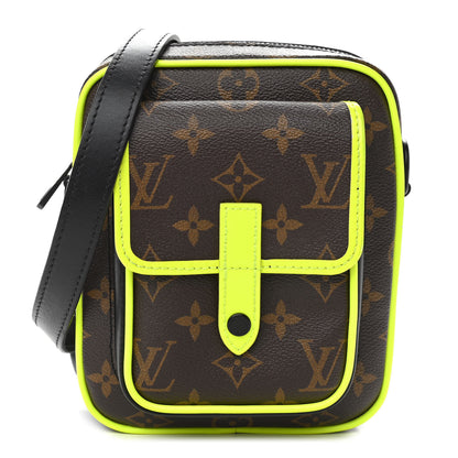 Louis Vuitton Monogram Macassar Christopher Wearable Wallet Fluorescent Yellow 1 of 16
