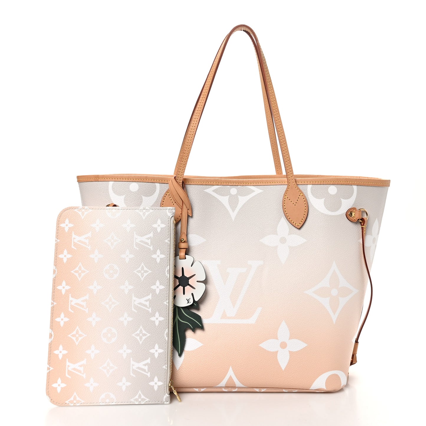 Monogram Giant By The Pool Neverfull MM Brume