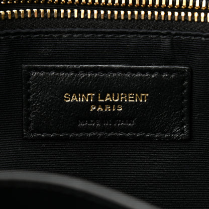 Saint Laurent Lambskin Matelasse Monogram Medium Niki Chain Satchel Black 6 of 12