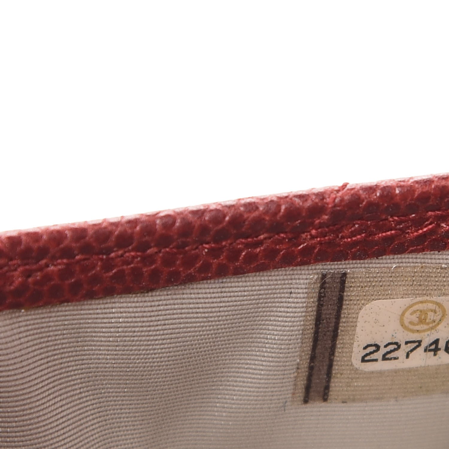 Chanel Caviar Quilted Card Holder Red 8 of 8