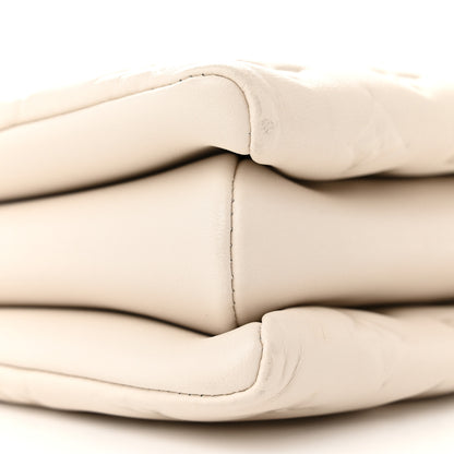 Louis Vuitton Lambskin Embossed Monogram Coussin PM Beige Cream 8 of 11