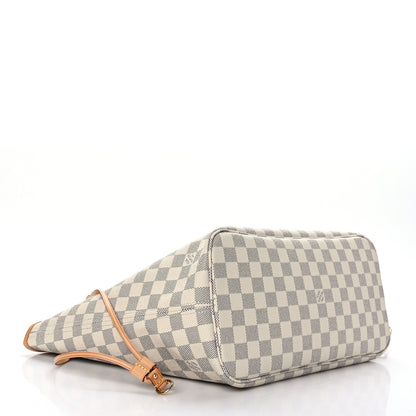 Louis Vuitton Damier Azur Neo Neverfull MM Rose Ballerine 5 of 10