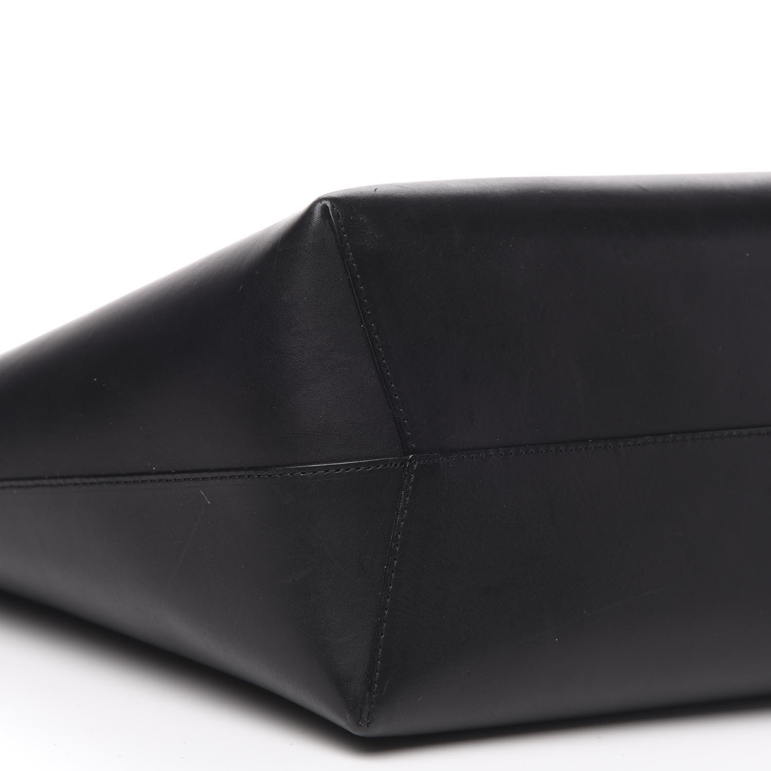 Mansur Gavriel Calfskin Large Shopping Tote Black Flamma 7 of 14